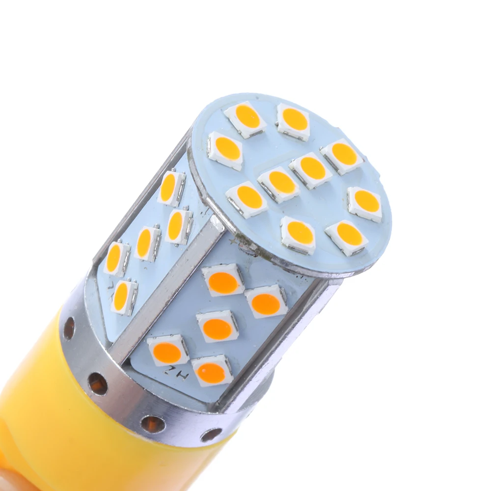 Лидер продаж 1 шт. светодиодная лампа 1156 BA15S BAU15S PY21W T20 7440 3030 35SMD Canbus бесплатно