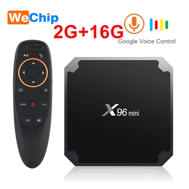 2G 16G add G10 Wechip X96 Мини Смарт Android 7,1 ТВ приставка 2G 16G телеприставка IP ТВ приставка 1G 8G X96mini поддержка 4K HD 2,4G беспроводной wifi медиаплеер - Цвет: 2G 16G add G10