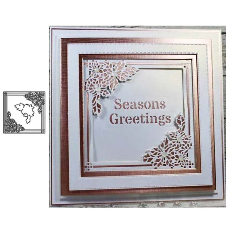 

Flower frame metal cutting, embossing cutter die DIY cutting card, paper jam processing, punching die.