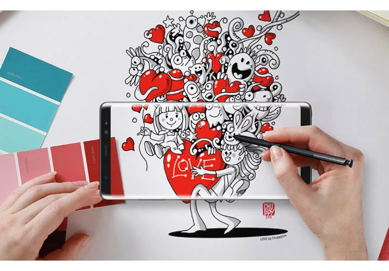 Для samsung Galaxy Note8 ручка активная S ручка стилус сенсорный экран ручка Note 8 водонепроницаемый телефон s-ручка