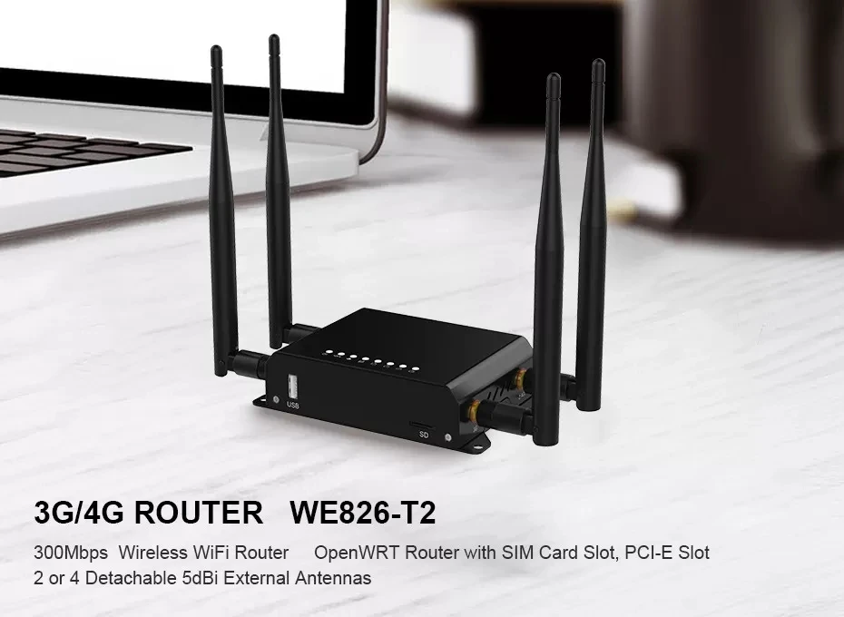 4G Роутер ZBT Φ со слотом для Sim-карты встроенной (cat.6) m-PCI Модем Quectel EP06-E беспроводные