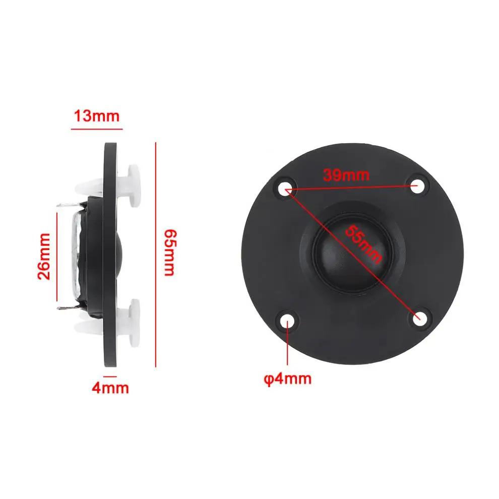 10 Вт 20 ядер купольная мембрана портативный твитер динамик блок DIY Soundbox громкий с