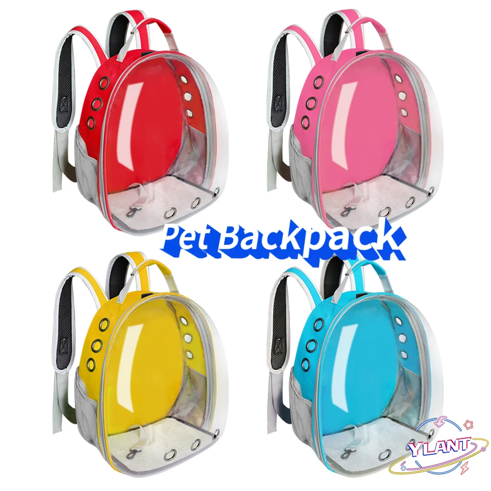 

SWT Pet Backpack Portable Pet Carrier Breathable Outdoor Travel Space Capsule Transparent