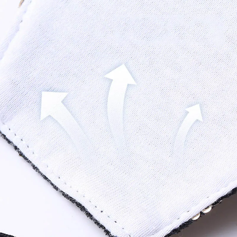 Унисекс модные блестящие украшения Стразы эластичная маска с блестками для