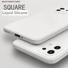 Чехол для Xiaomi Mi 11, тонкий квадратный чехол из жидкого силикона для Xiaomi Mi 10T Pro, 10 Lite, Redmi Note 9 Pro, 9S, матовый мягкий чехол