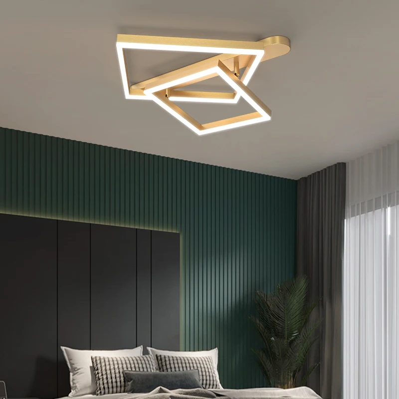 

Modern led ceiling lamp simple warm romantic room living room lamp creative personality Nordic light luxury bedroom ceiling lamp