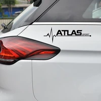 2 pcs vinyl car sticker car decal styling for geely atlas