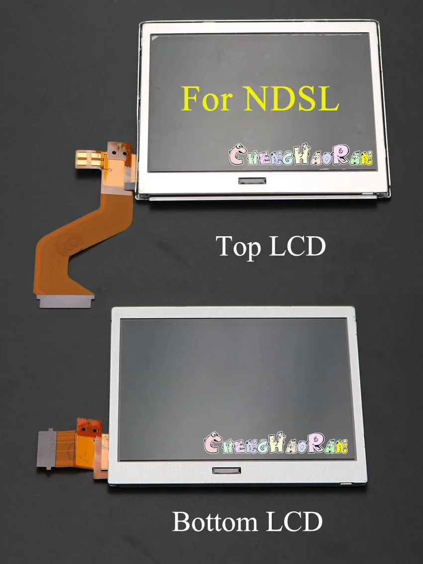 

1pcs Original New Replacement Parts Top Bottom Upper Lower LCD Screen Display For Nintend DS Lite/NDS/NDSL/NDSi New 3DS XL LL