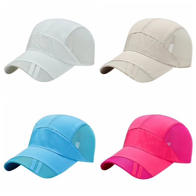 Кепка Бейсболка унисекс Регулируемая для бега и гольфа спорта на открытом