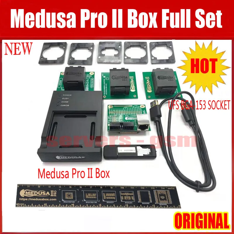 2021 новейший оригинальный полный комплект Medusa Pro II (разъем eMMC 4 в 1 + разъем UFS BGA 095