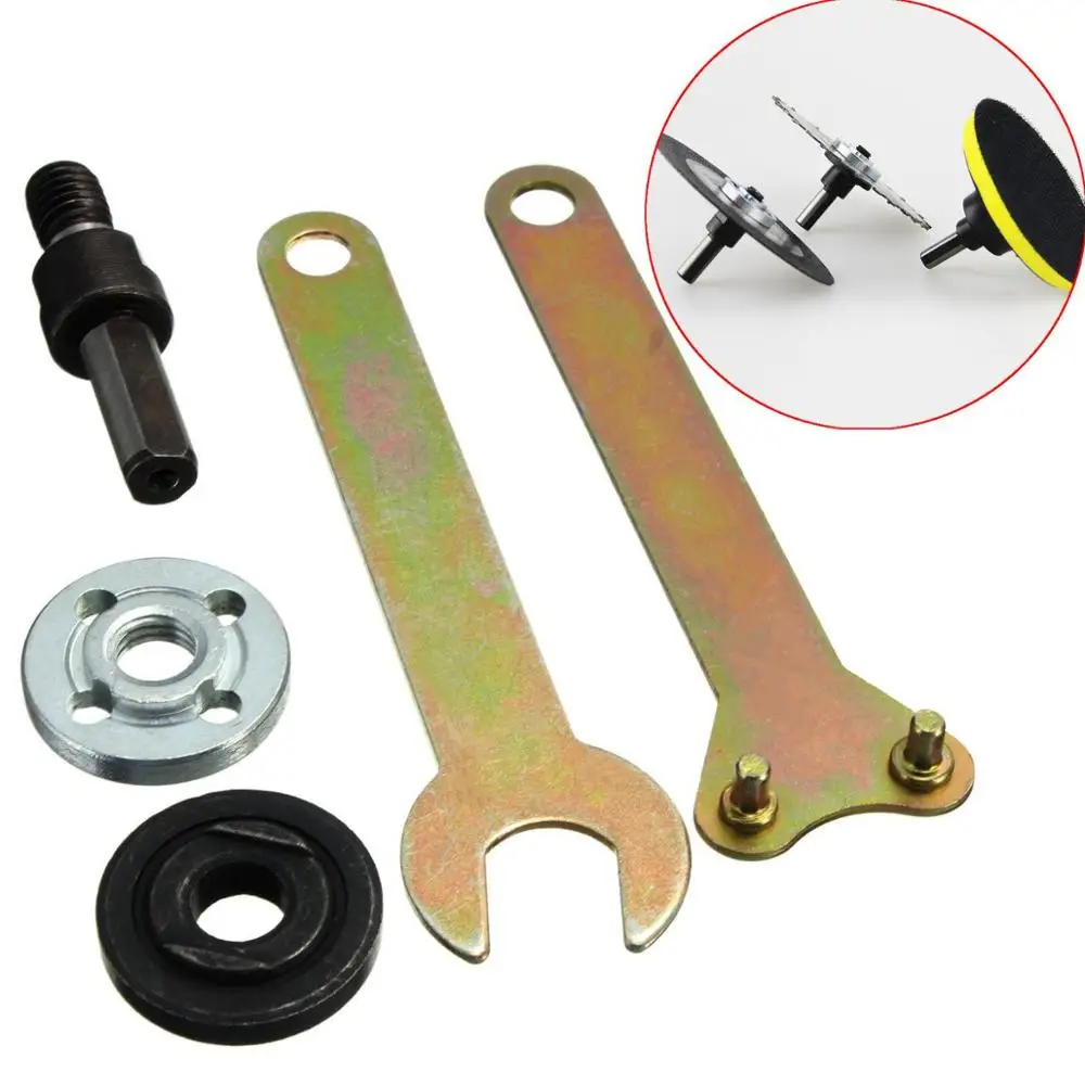 

10mm Shank Arbor Mandrel Drill Angle Adapter for Grinder Cut Off Wheels Disc
