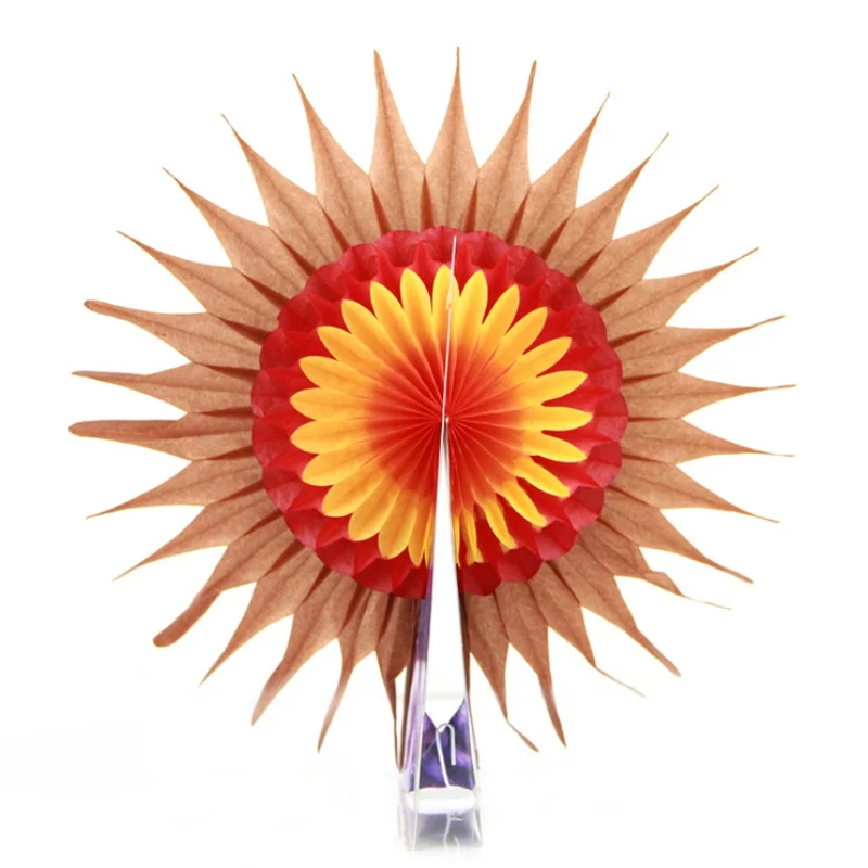 

Thanksgiving Tissue Turkey Honeycomb Centerpiece Table Decoration For Harvest Festival Thanksgiving Party Supplies Home Decor