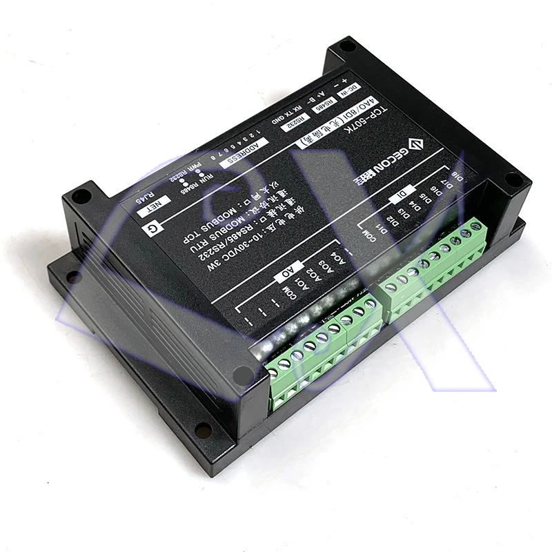 8DI 4AO аналоговый 0 10 в 4 20 мА Выход RJ45 Ethernet модуль Modbus RTU и протокол TCP связи RS485