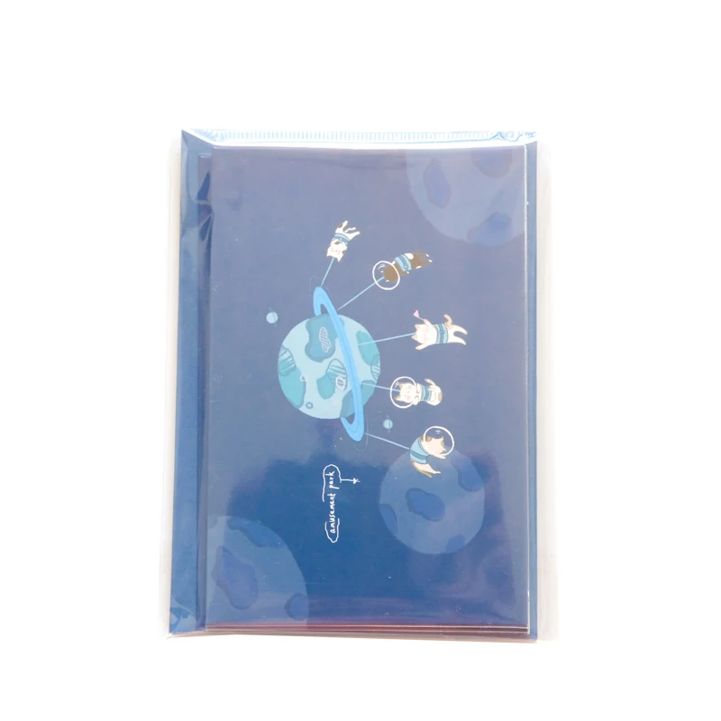 

Yoofun 4 Pc/Design Escape From Earth Series Greeting Cards With Envelope Invitation Thanksgiving Blessings Holiday Decoration