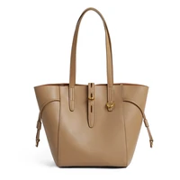 2021 new luxury brand leather bag female large shoulder bag simple tote bucket handbag cowhide female work bag
