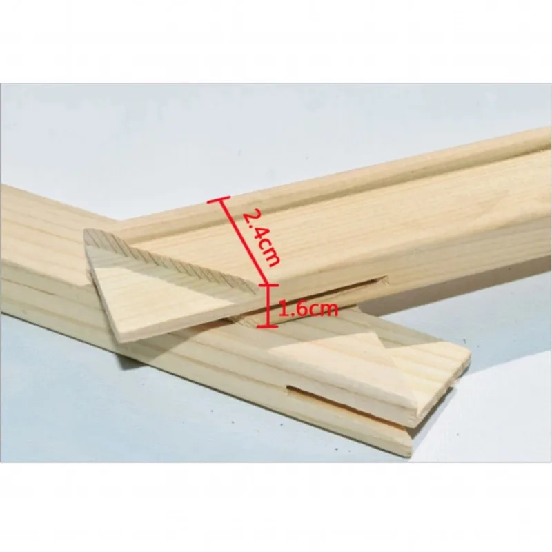 Dropshipping Custom Wood Frame For Canvas Oil Painting Factory Price DIY By Numbers Photo Inner Art |