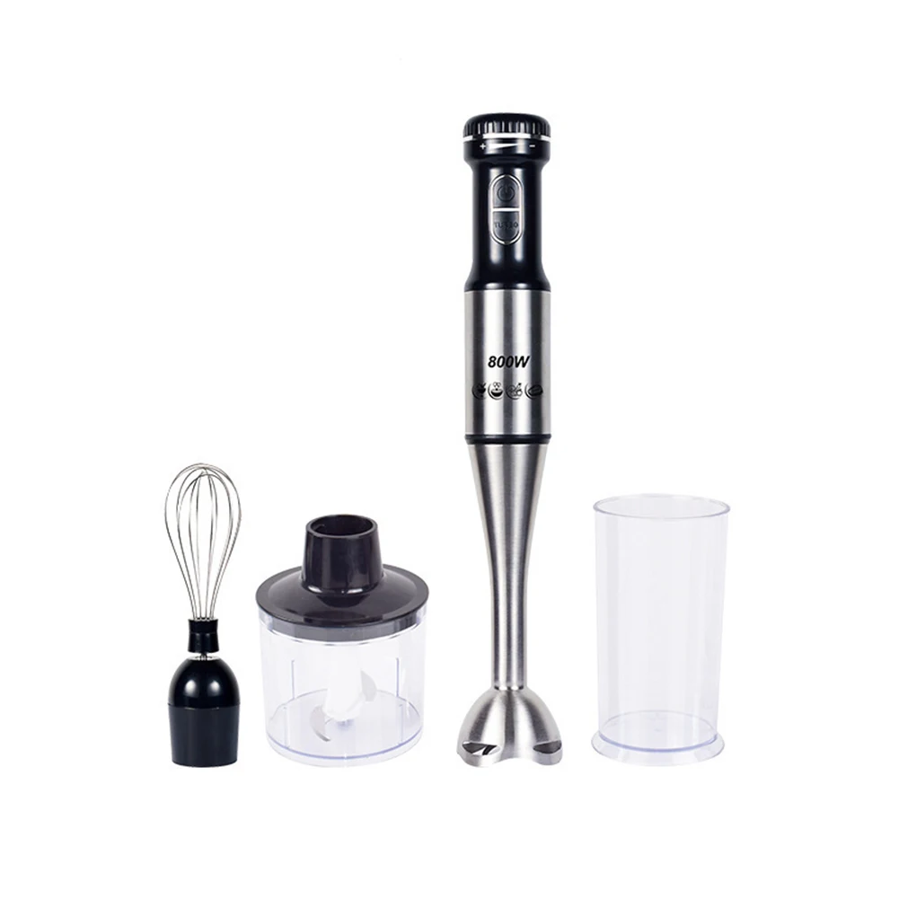 

1000W 4-in-1 High Power Food Mixer 2 Speeds Hand Blender Electric Egg Beater Ice Crushing Kitchen Vegetable Fruit Stirring Gift