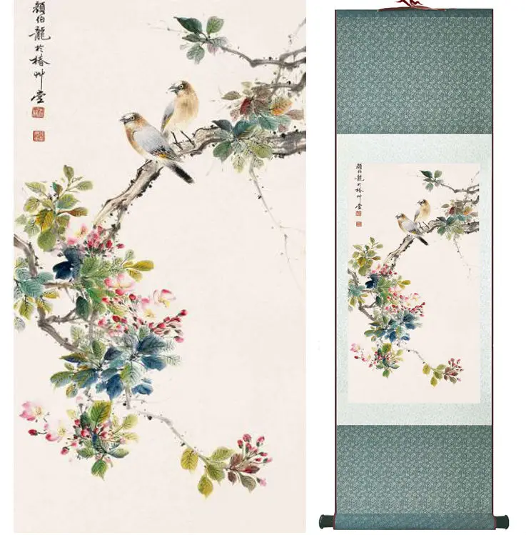 

Birds and flowers painting home office decoration painting living room painting No.033024