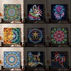 Набор для алмазной живописи, картина с подсветкой в виде бабочки, с животными, для взрослых и детей