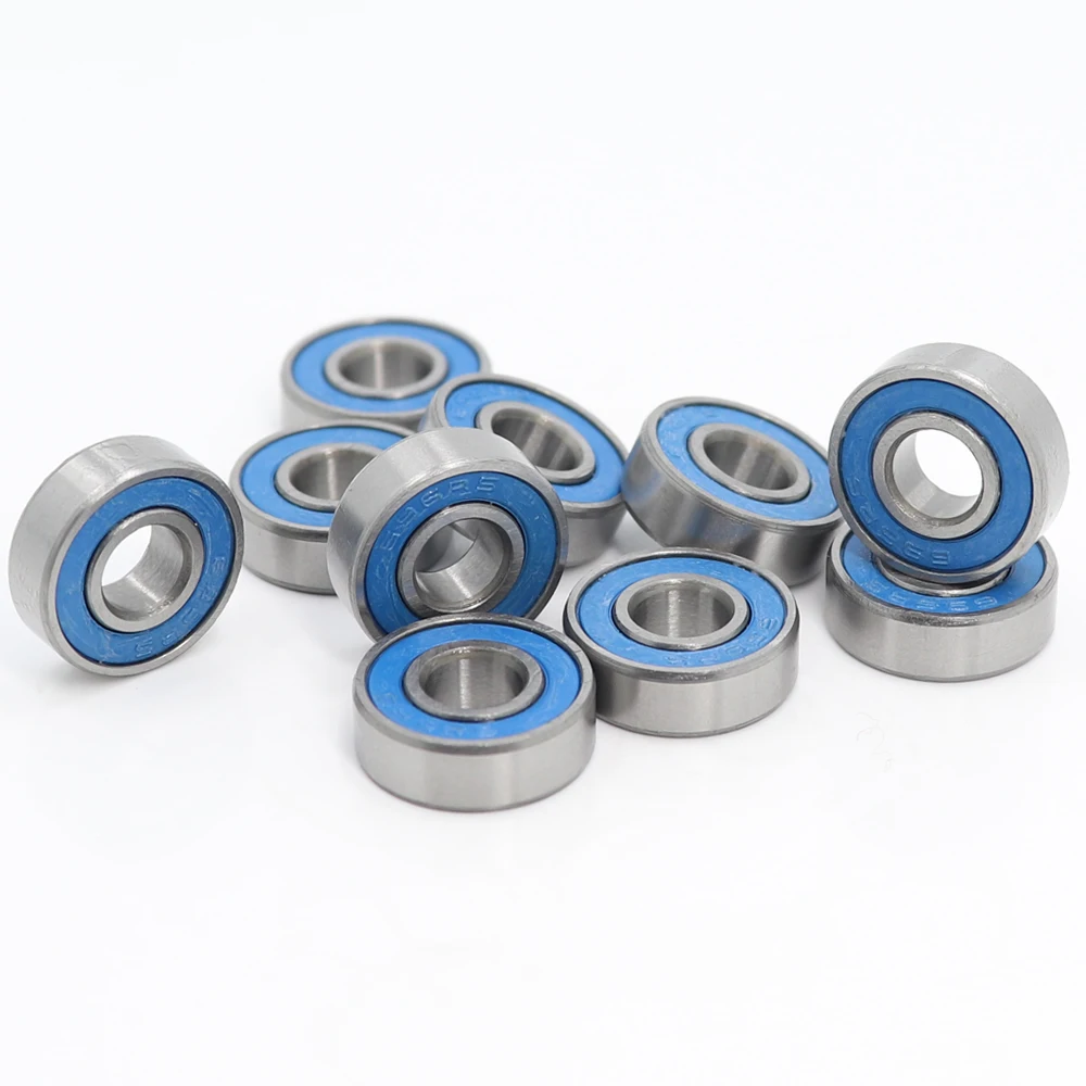 696RS подшипник ABEC-3(10 шт) 6*15*5 мм миниатюрные 696-2RS шарикоподшипники RS 696 2RS с синим герметичным R-1560DD