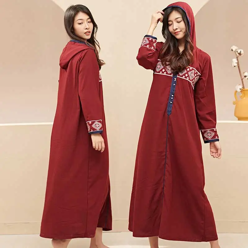 

Women Turkey Islam Kaftan Muslim Hijab Dress Abaya Dubai African Dresses Robe Halloween Costume Robe Cloak