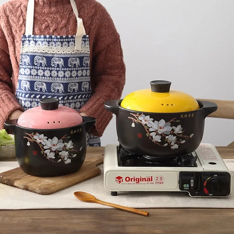 

Casserole Stew Pot Soup Gas Universal High Temperature Resistant Household Large Capacity Casserole Extra Large Ceramic Pot