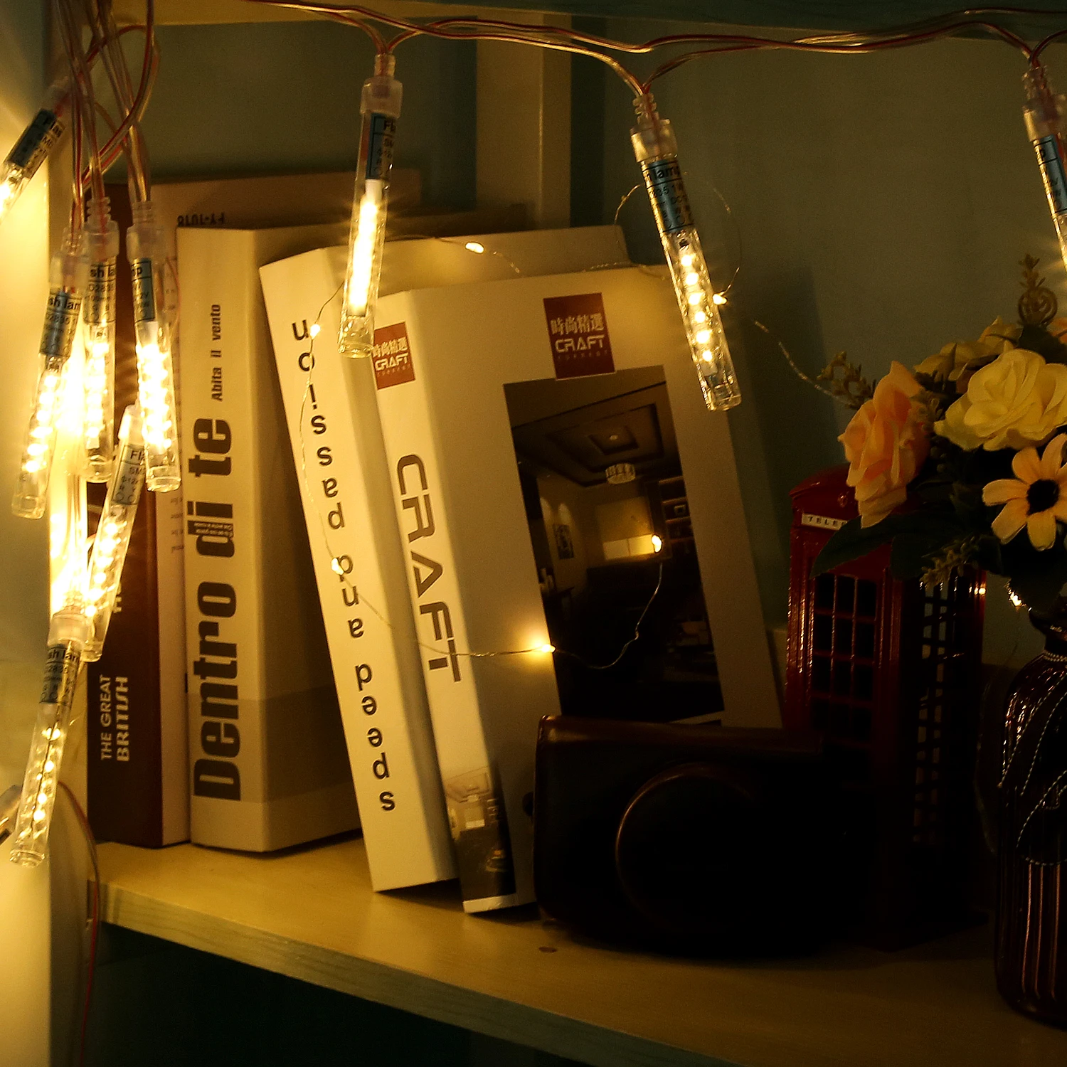 Светильник водонепроницаемые трубки для метеоритного дождя