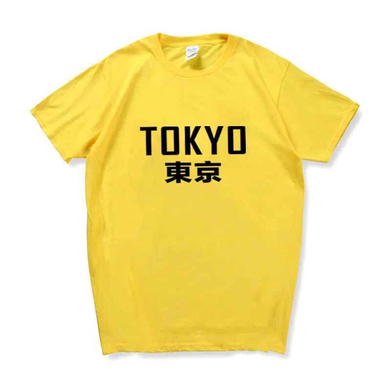 Харадзюку Японские футболки мужская футболка с забавным буквенным принтом