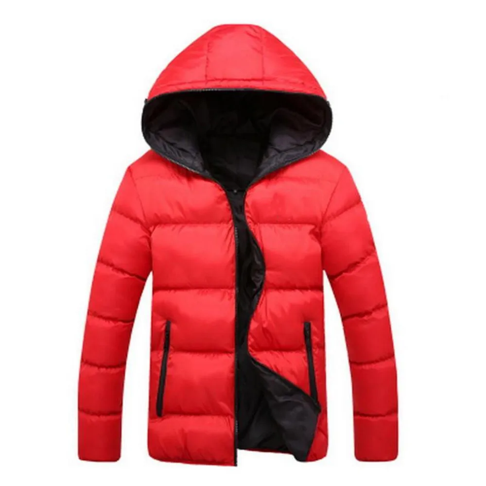 2019 Мужская Повседневная парка с капюшоном модным принтом зимняя мужская Модная