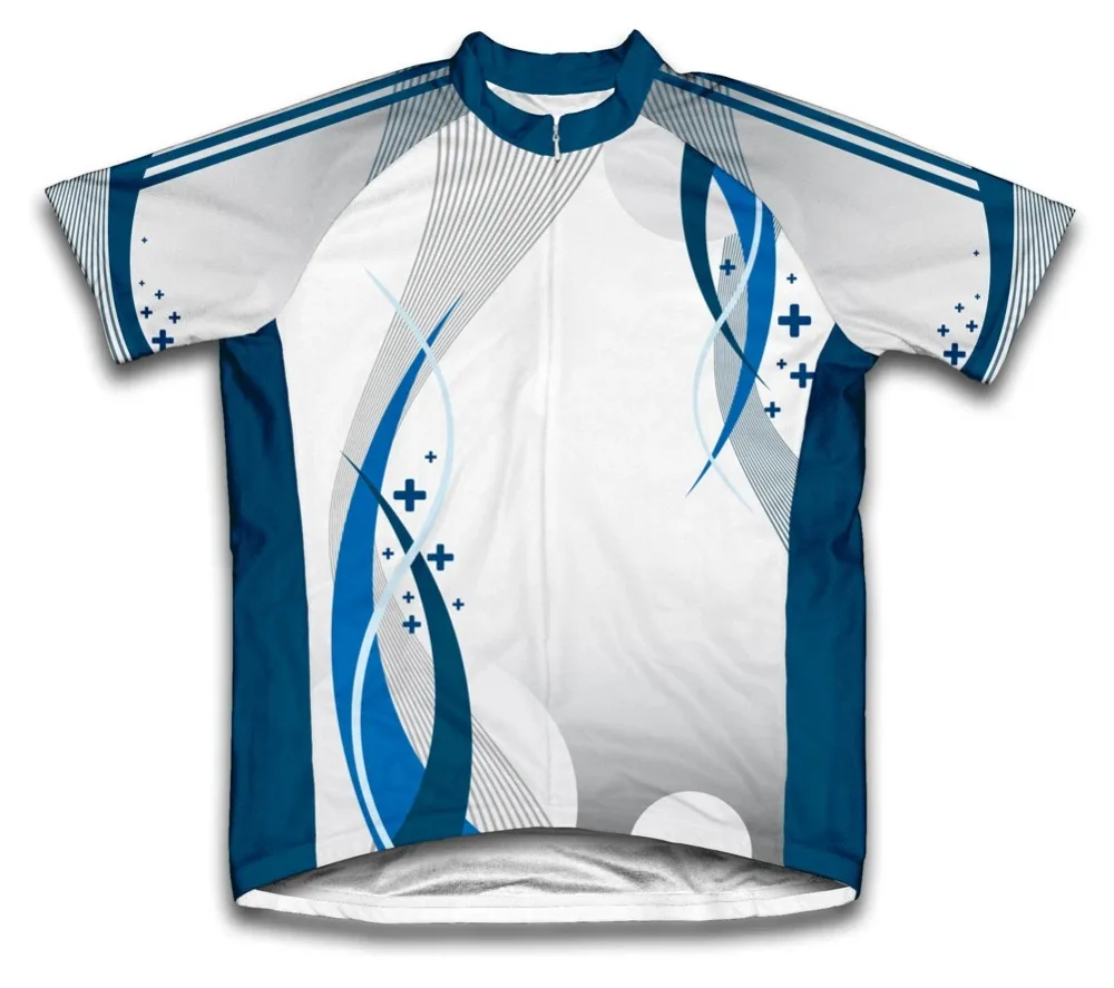 

New White Short Cycling Jersey Bike Wear Summer Sports Men Bicycle Shirt