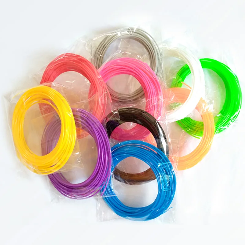 Нет запаха Без загрязнения 3д ручки 20 цветов 1.75mm pla пластик abs 3d pen plastic filament ручка