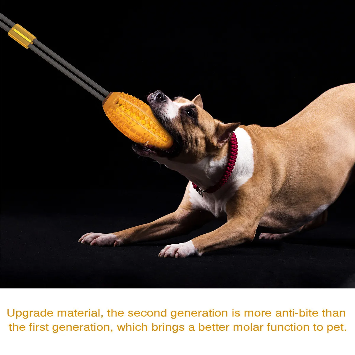 

Double Suction Cup Chew Tug Toys Dog Rope Ball Pull Toy Aggressive Chewers Bite Resistant for Large Dogs Silicon Toothbrush