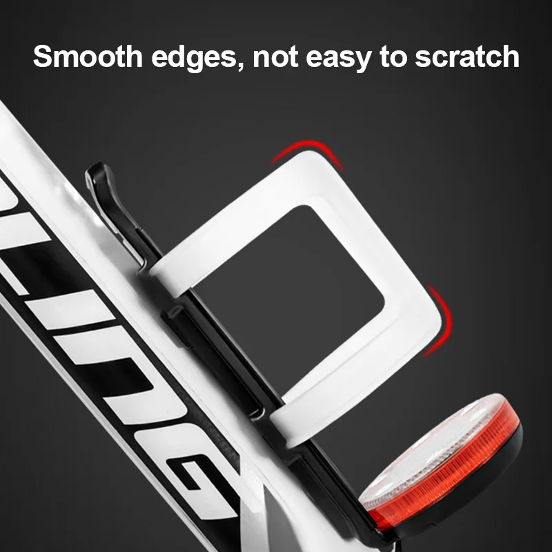 

Useful Bicycle Bottle Cage USB Rechargeable Bottle Cage with Color Warning Lights Water Cup Holder for Bicycles Mountain Bikes