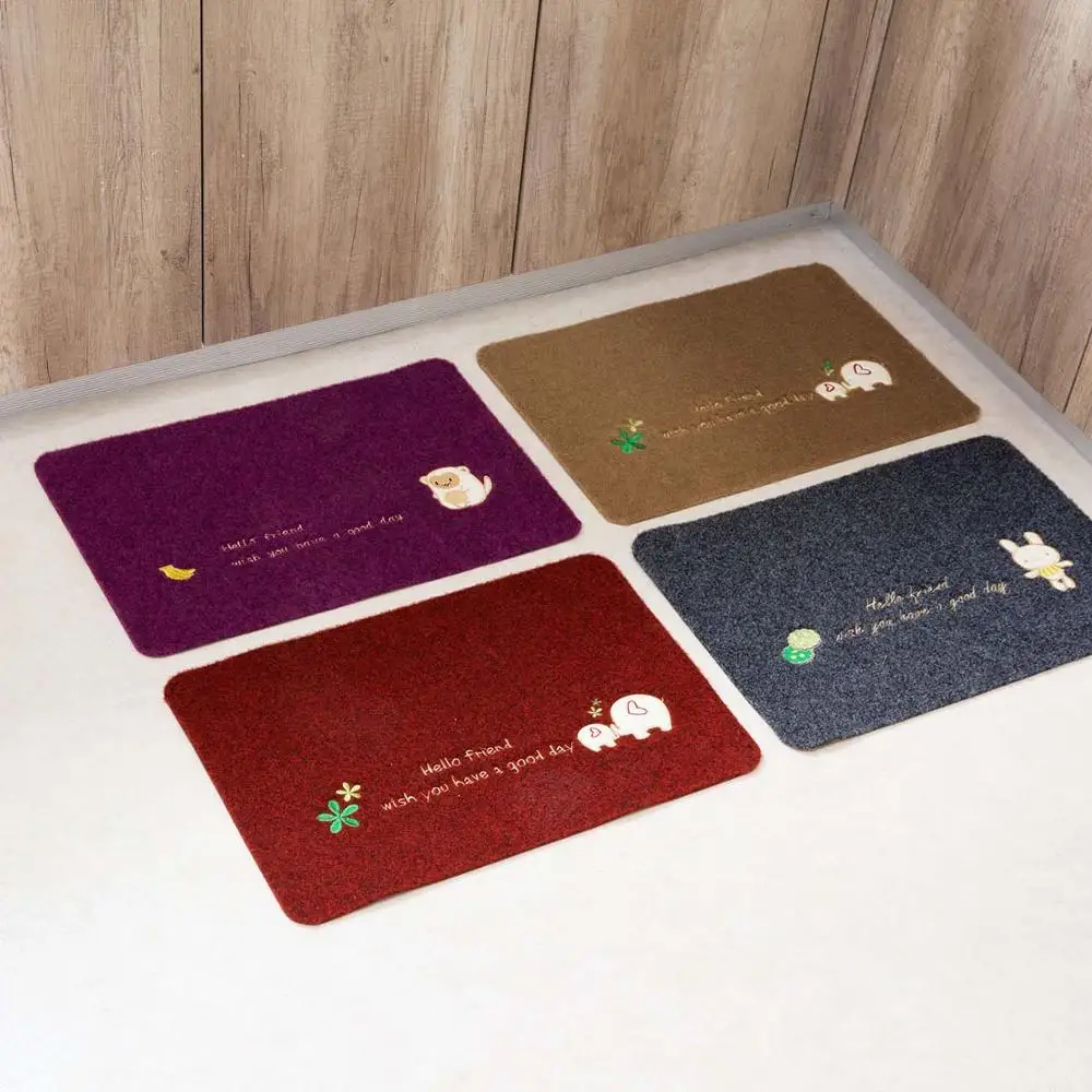 Коврик для ванной комнаты нескользящий фланелевый коврик душа напольный кухни