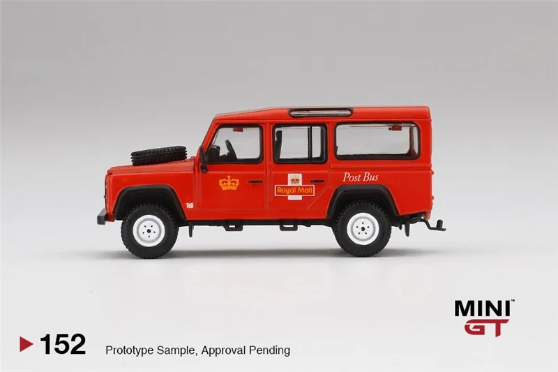 Мини GT 1:64 Land Rover Defender 110 UK Royal Mail Post Bus литая модель автомобиля LHD | Игрушки и хобби