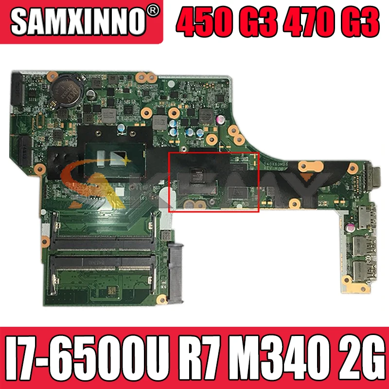 

Для процессора DA0X63MB6H1. I7.6500U R7 M340 2G Видеокарта hp ProBook 450 G3 470 G3 материнская плата для ноутбука ПК 100% ТЕСТ ОК