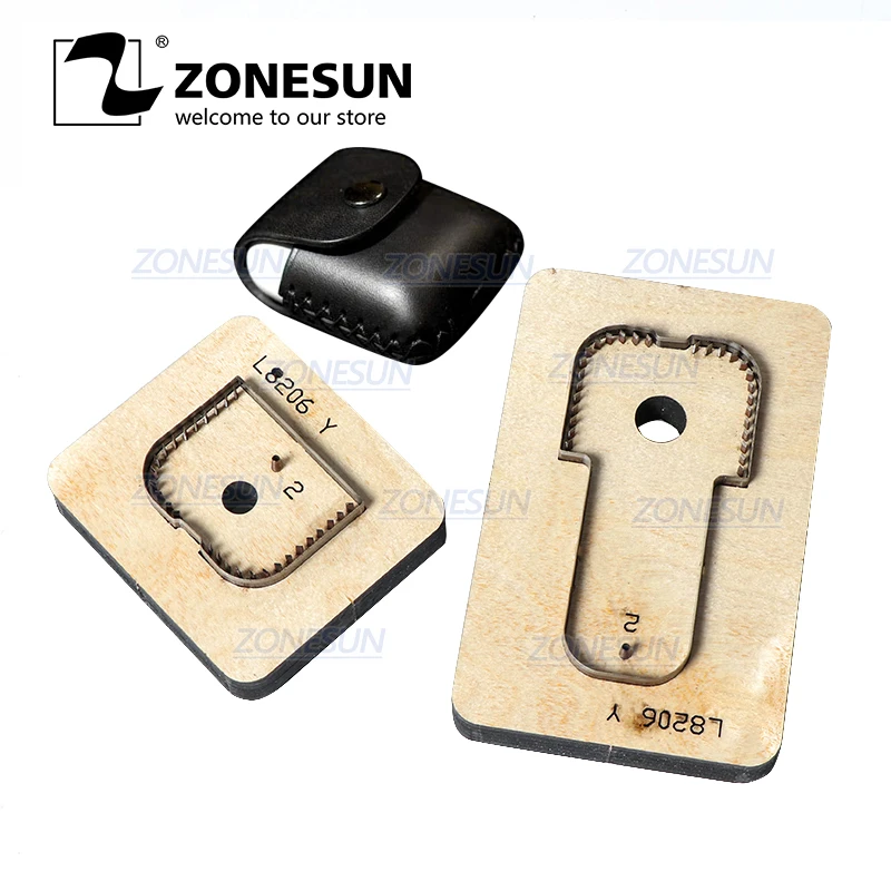 ZONESUN Custom Air Pod чехол для высечки кожи инструмент рукоделия пробивки отверстий в
