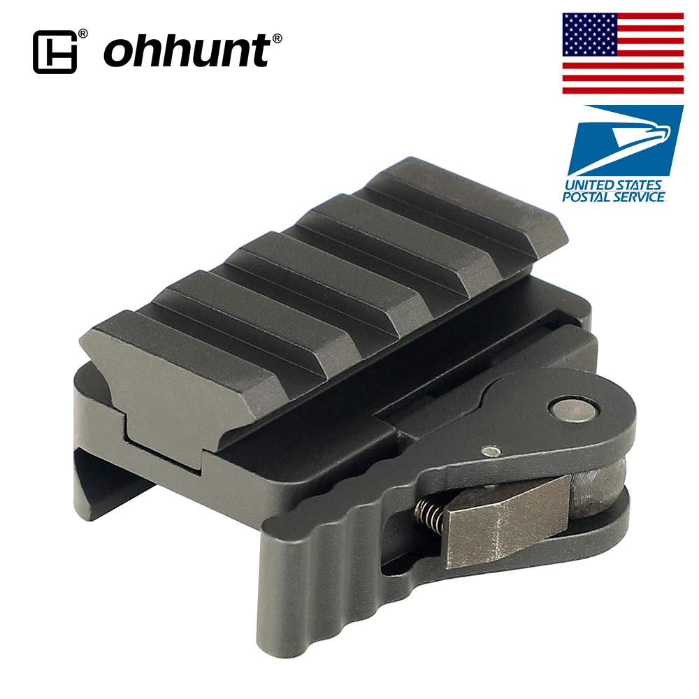 Ohhunt Quick Release AR 15 M16 Red Dot Riser Крепление Адаптер металлический компактный Крепления