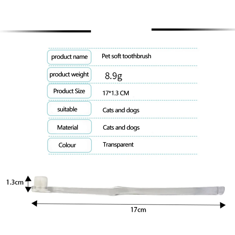 Товары для домашних животных супер Мягкая зубная щетка Тедди собак с плохим