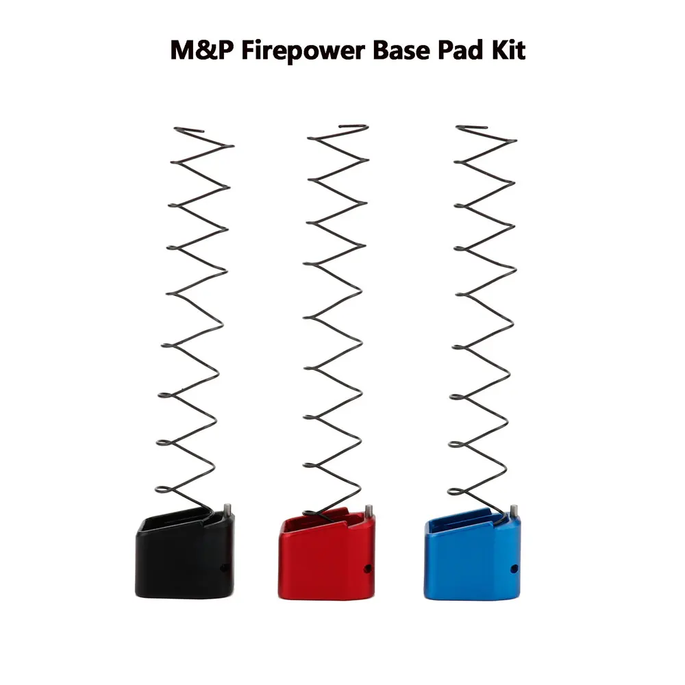 

Magazines Base Pad CNC Hunting Tool Plus Extension With Spring For IPSC USPUA Extension For Smith Wesson M&P +5/6 9/40