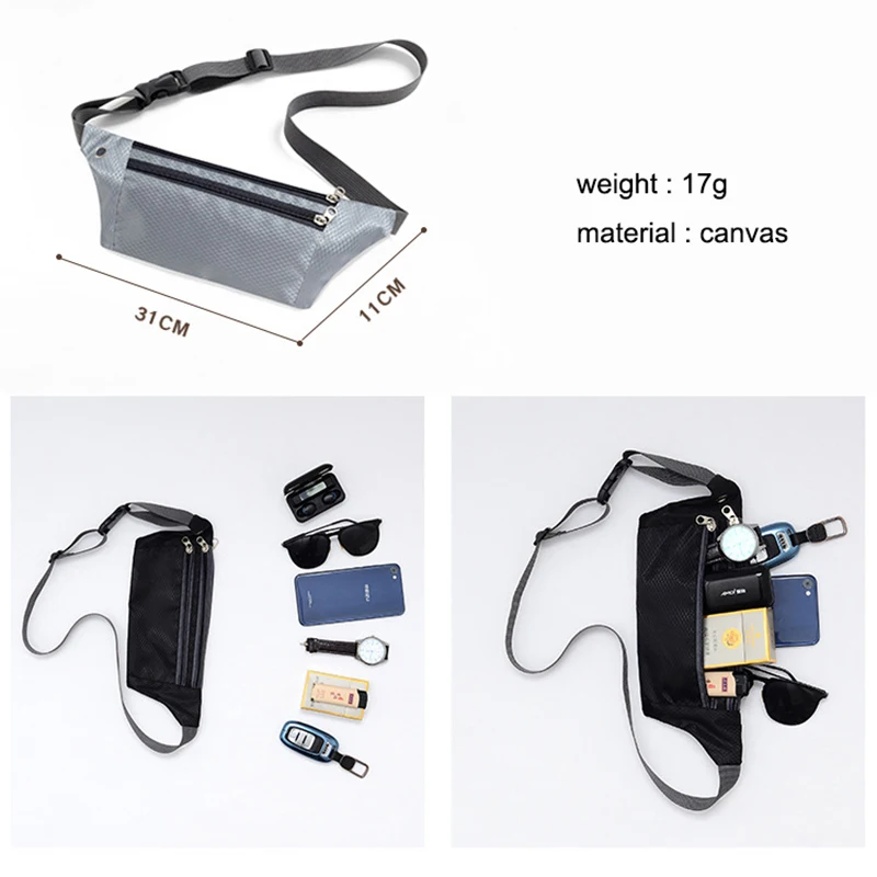 YUYU Waist bag Gym Belt Bag Running Sports Cycling Phone Waterproof Women | Спорт и развлечения