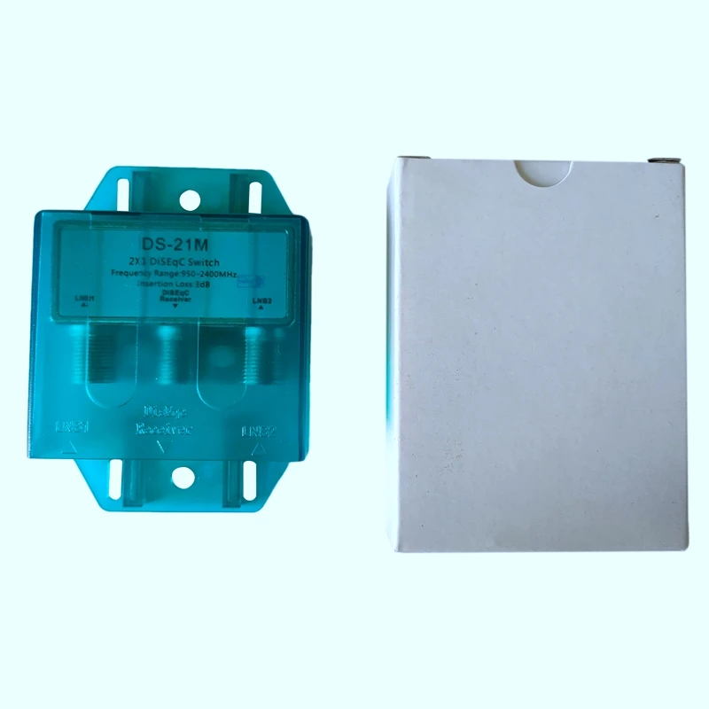 

Waterproof DiSEqC Switch 2 in 1 Rainproof Two-In-One Switch Compatible with More Types of Satellite Receiver