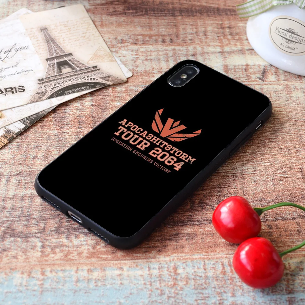 for iphone hzd apocashitstorm soft tpu border apple iphone case free global shipping