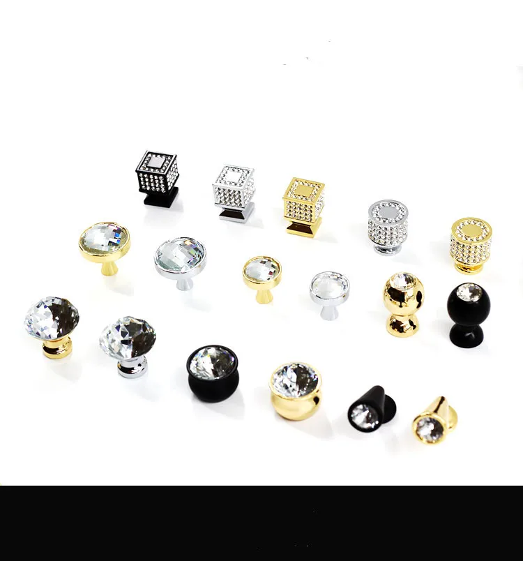 Высококачественный модный роскошный Carystal Dimond кухонный шкаф винный дверная ручка