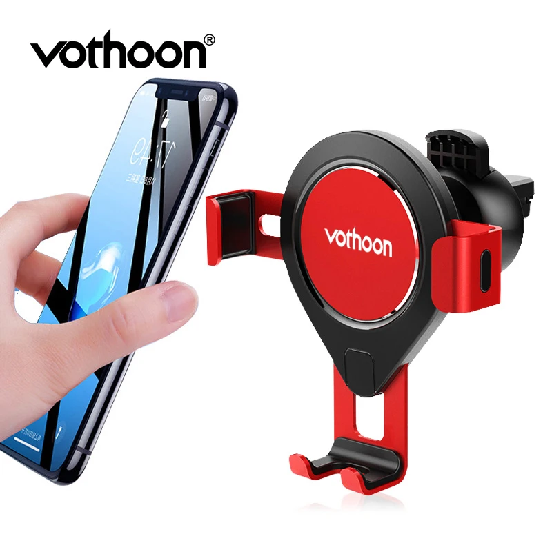 Автомобильный держатель для телефона votoon Gravity для iPhone 11 Pro Xs samsung S10 S9 в держатель на вентиляционное отверстие автомобиля держатель для мобильного телефона