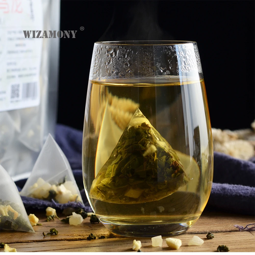 50 пакетиков акция! Чайная чашка wisamony Peach Oolong оригинальная керамическая ложка для