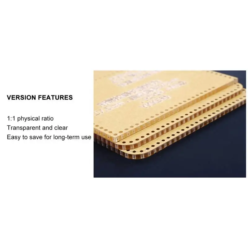 Кожа ремесло акрил Perspex резка круг угловой стежок Трафарет Шаблон Линейка DIY