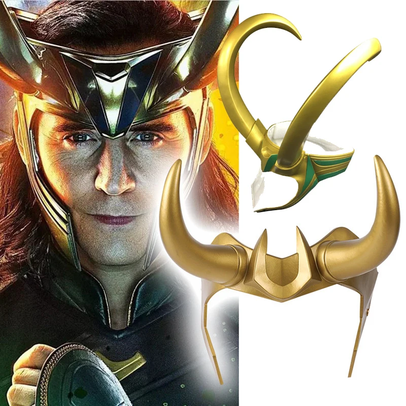 Костюм для косплея из фильма Тор 3 Рагнарок Локи ПВХ шлем Хэллоуина реквизит |