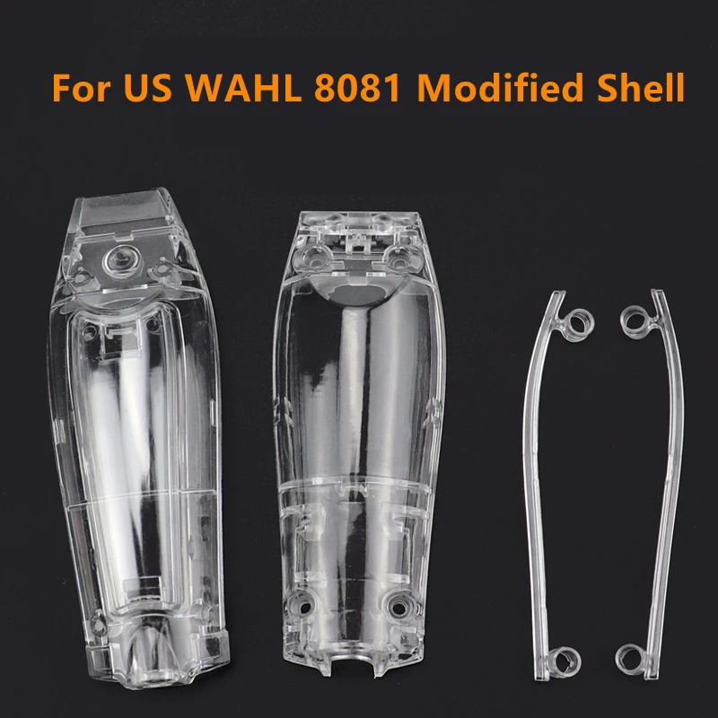

Electric Hair Clippers Cover For US WAHL 8081 Transparent Modified Shell Barber Shop Hairdresser Trimmer DIY Accessories Y0706