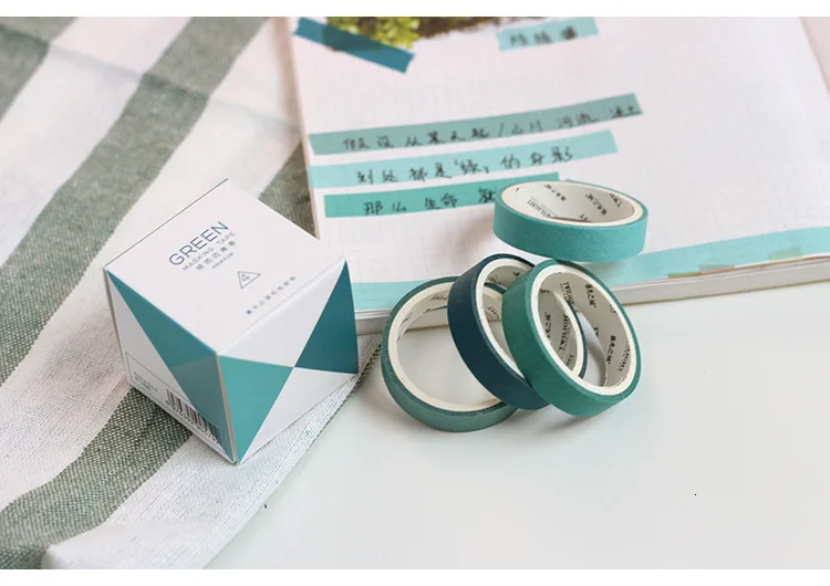 4 шт . цветная серия четыре сезона чистый цвет васи лента декоративные